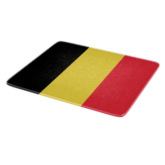 belgische Flagge Schneidebrett (Ecke)