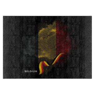 Belgische Flagge Schneidebrett