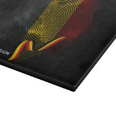 Belgische Flagge Schneidebrett (Ecke)