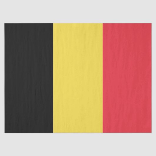 belgische Flagge Seidenpapier (Vorderseite)