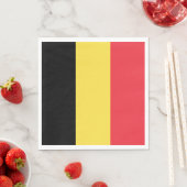 belgische Flagge Serviette (Beispiel)