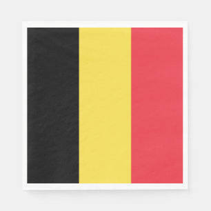 belgische Flagge Serviette