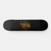 Belgische Flagge Skateboard (Horizontal)