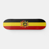 Belgische Flagge Skateboard (Horizontal)