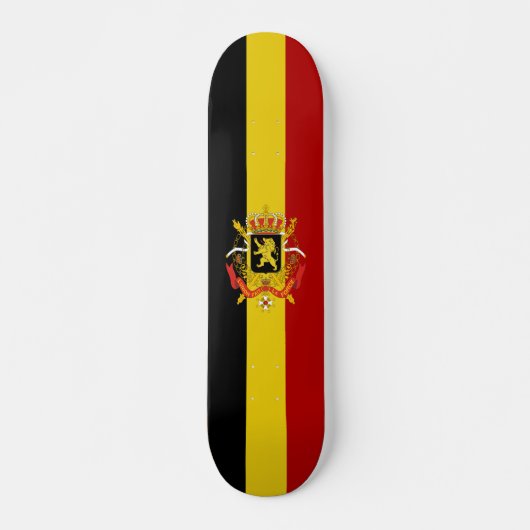 Belgische Flagge Skateboard (Vorne)