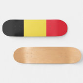 belgische Flagge Skateboard (Horizontal)