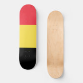belgische Flagge Skateboard (Vorderseite)