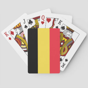 Belgische Flagge Spielkarten