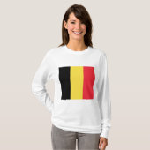 belgische Flagge T-Shirt (Vorne ganz)