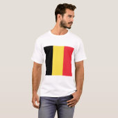 belgische Flagge T-Shirt (Vorne ganz)