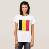 belgische Flagge T-Shirt (Vorne ganz)