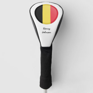 Belgische Flagge und Mit Monogramm Golfplätze Golf Headcover