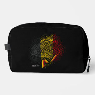 Belgische Flagge Waschbeutel