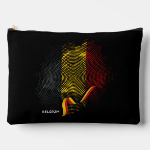 Belgische Flagge Zubehörtasche