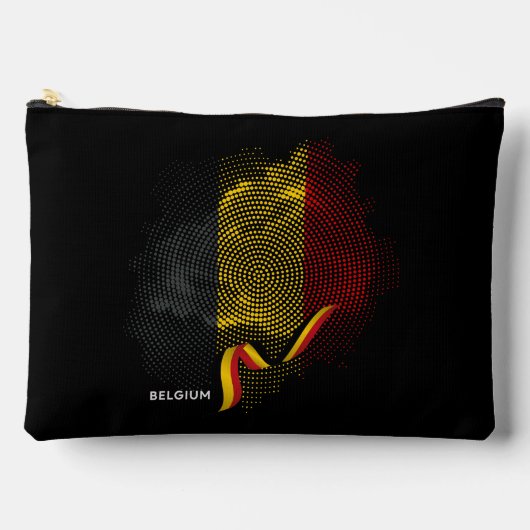 Belgische Flagge Zubehörtasche (Vorderseite)