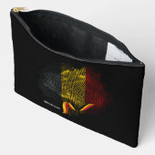 Belgische Flagge Zubehörtasche (Offen)