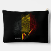 Belgische Flagge Zubehörtasche (Rückseite)