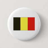 Belgische Flaggen-T - Shirts und Geschenke Button (Vorderseite)