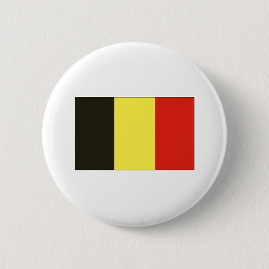 Belgische Flaggen-T - Shirts und Geschenke Button (Vorderseite)