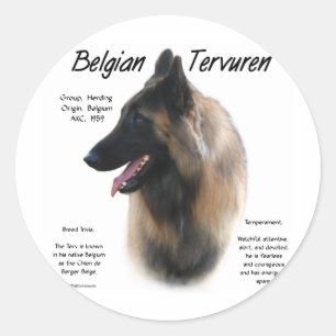 Belgische Geschichte Tervuren; alles über Tervuren Runder Aufkleber