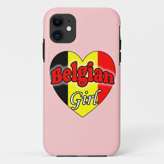 Belgische Girl Case-Mate iPhone Hülle (Rückseite)