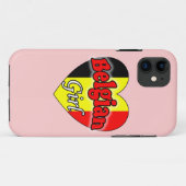 Belgische Girl Case-Mate iPhone Hülle (Rückseite (Horizontal))