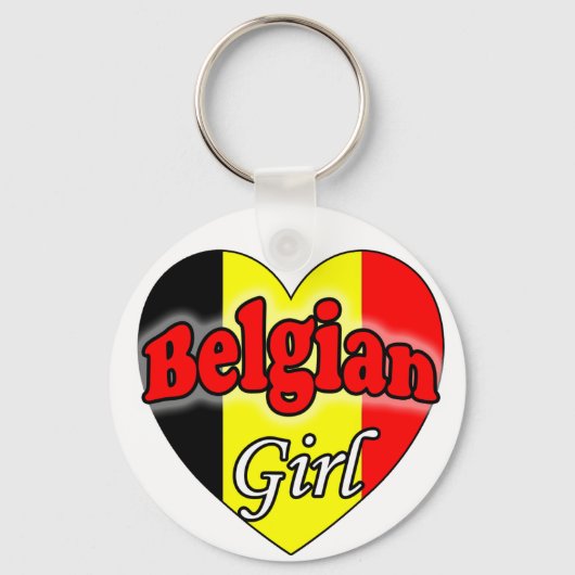 Belgische Girl Schlüsselanhänger (Vorderseite)