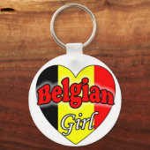 Belgische Girl Schlüsselanhänger (Vorderseite)