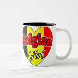 Belgische Girl Zweifarbige Tasse