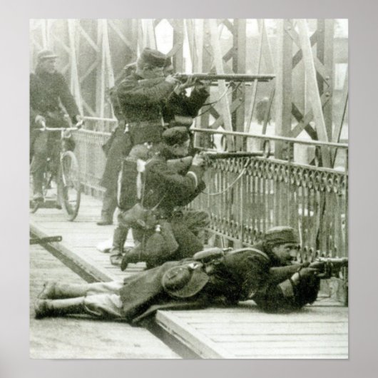 Belgische Infanterie Poster (Vorne)