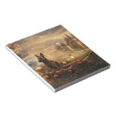 Belgische Malinoi Weihnachtsfeiertage Notizblock (angewinkelt)