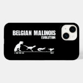 Belgische Malinois-Evolution Case-Mate iPhone Hülle (Rückseite (Horizontal))