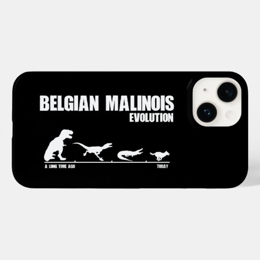 Belgische Malinois-Evolution Case-Mate iPhone Hülle (Rückseite (Horizontal))