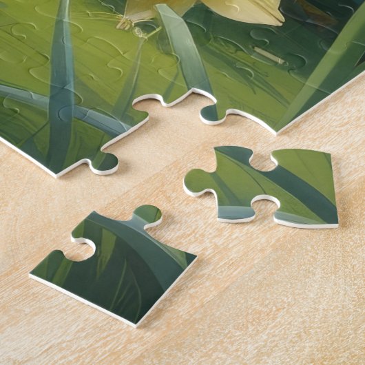 Belgische Malinois Frühlingsblumen Malerei Puzzle (Seite)