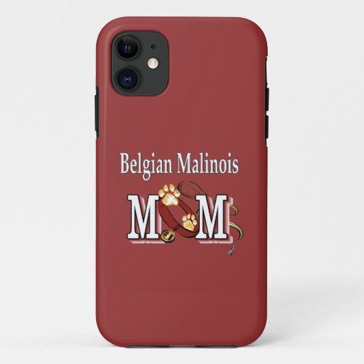 Belgische Malinois-Hunde-MAMA Case-Mate iPhone Hülle (Rückseite)