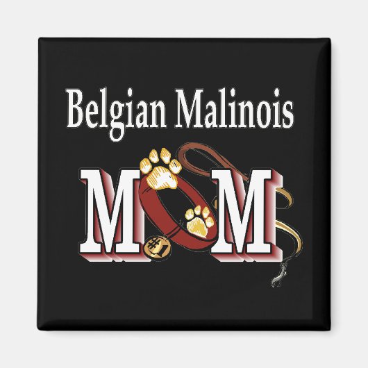 Belgische Malinois-Hunde-MAMA Magnet (Vorne)