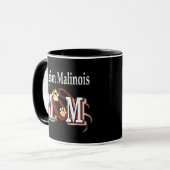 Belgische Malinois-Hunde-MAMA Tasse (Vorderseite Links)