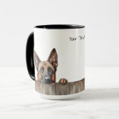 Belgische Malinois-Hunde-Tasse Tasse (Vorderseite Links)