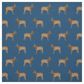 Belgische Malinois-Hundemarine Stoff (Muster)