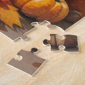 Belgische Malinois im Herbst hinterlässt Erntedank Puzzle (Seite)