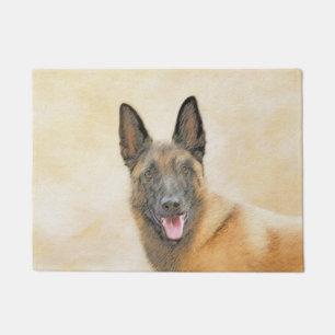 Belgische Malinois-Malerei - Niedliche Original Hu Fußmatte