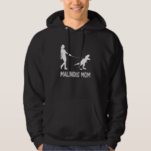 Belgische Malinois Mama Dinosaur Trex Dog Eigentüm Hoodie