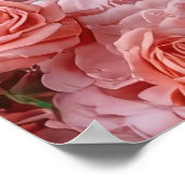 Belgische Malinois mit Rose - Valentinstag Poster (Ecke)
