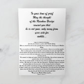 Belgische Malinois Sympathy Card Karte (Innenseite)