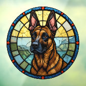 Belgische Malinois-Verkleidung Fensteraufkleber (Blatt 3)
