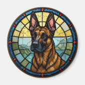 Belgische Malinois-Verkleidung Magnet (Vorne)