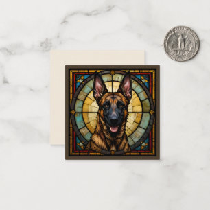 Belgische Malinois-Verkleidung Mitteilungskarte