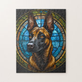 Belgische Malinois-Verkleidung Puzzle (Vertikal)