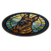 Belgische Malinois-Verkleidung Schneidebrett (Ecke)