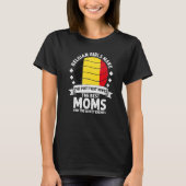 Belgische Mama Belgien Mütter Day Mama Belgisch Am T-Shirt (Vorderseite)